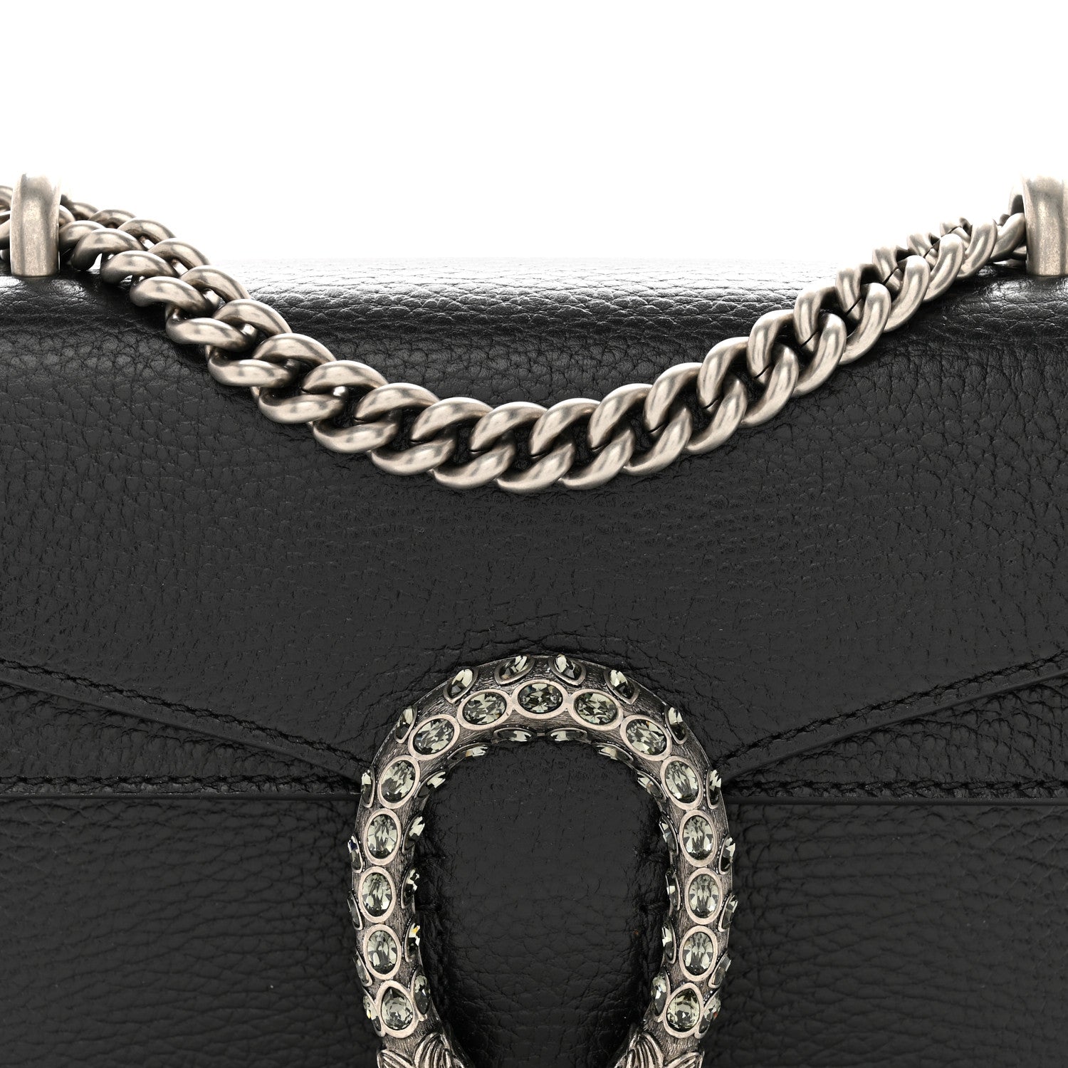 Gucci Calfskin Mini Dionysus Shoulder Bag Black 8 of 12