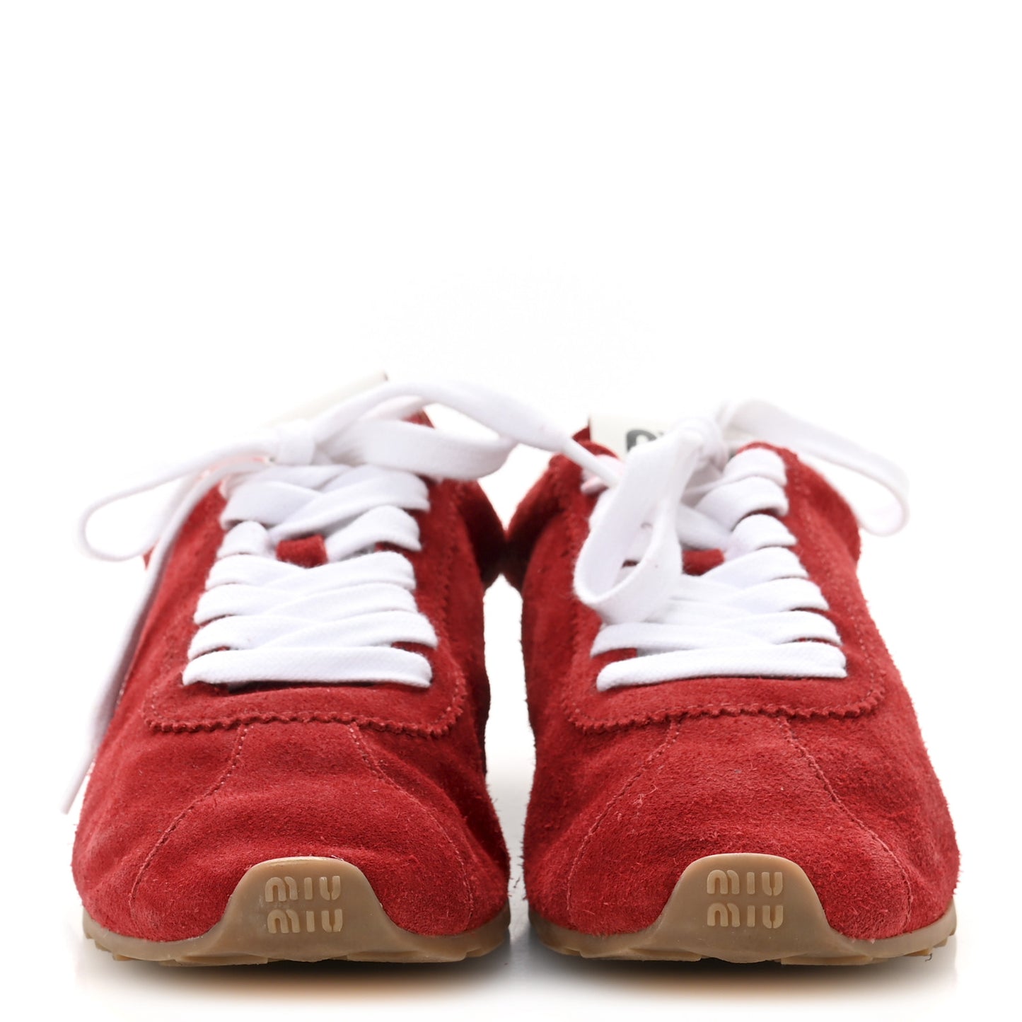 Camoscio Womens Plume Sneakers 40 Red