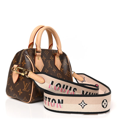 Louis Vuitton Monogram Speedy Bandouliere 20 Black 2 of 8