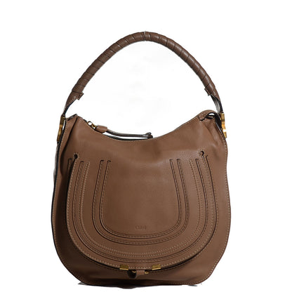 Chloe Calfskin Medium Marcie Hobo Nut 1 of 9