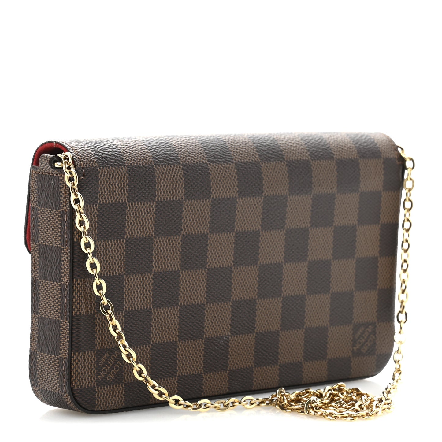 Damier Ebene Pochette Felicie Chain Wallet