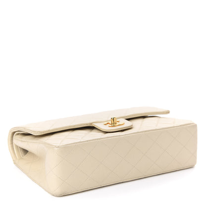 Chanel Lambskin Quilted Medium Double Flap Beige 4 of 15