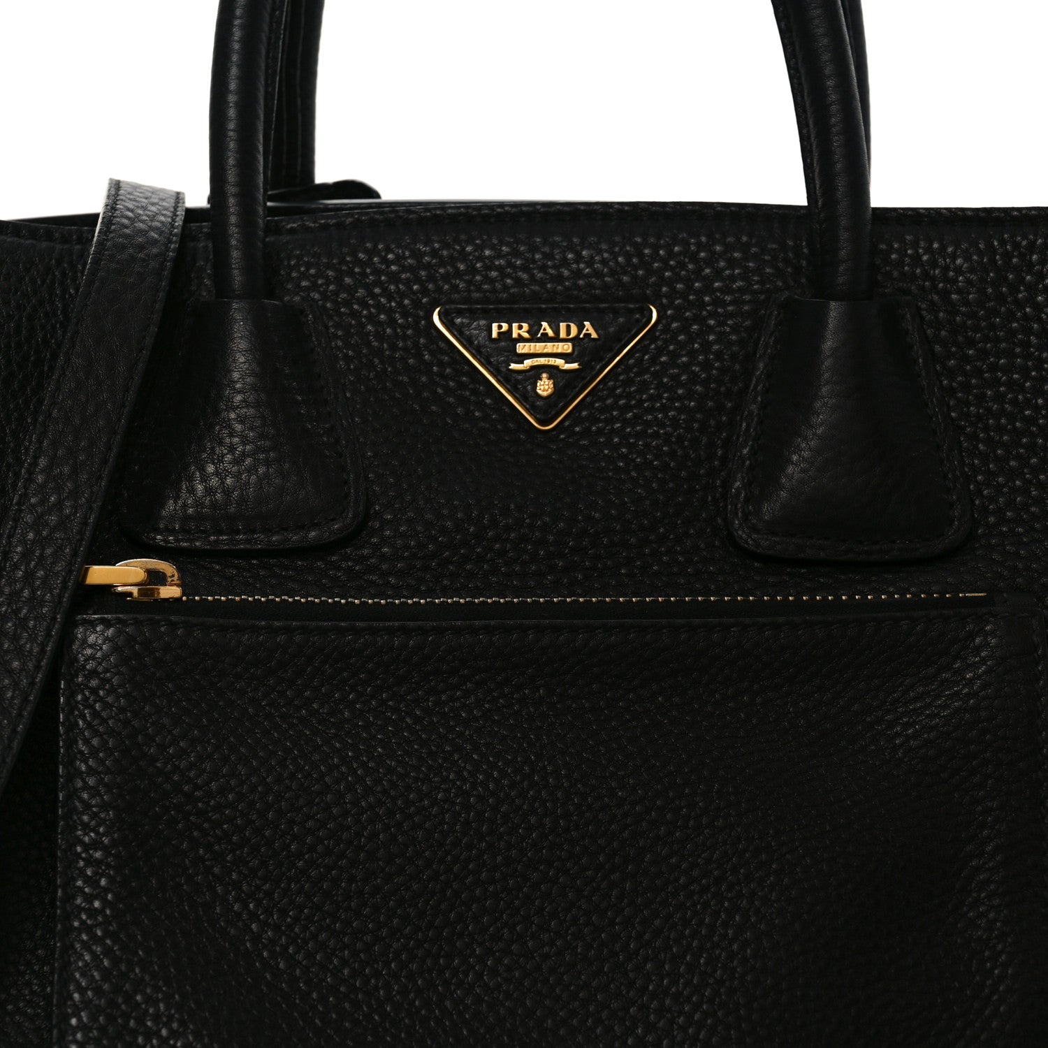 Prada Vitello Phenix Shopping Tote Black 11 of 16