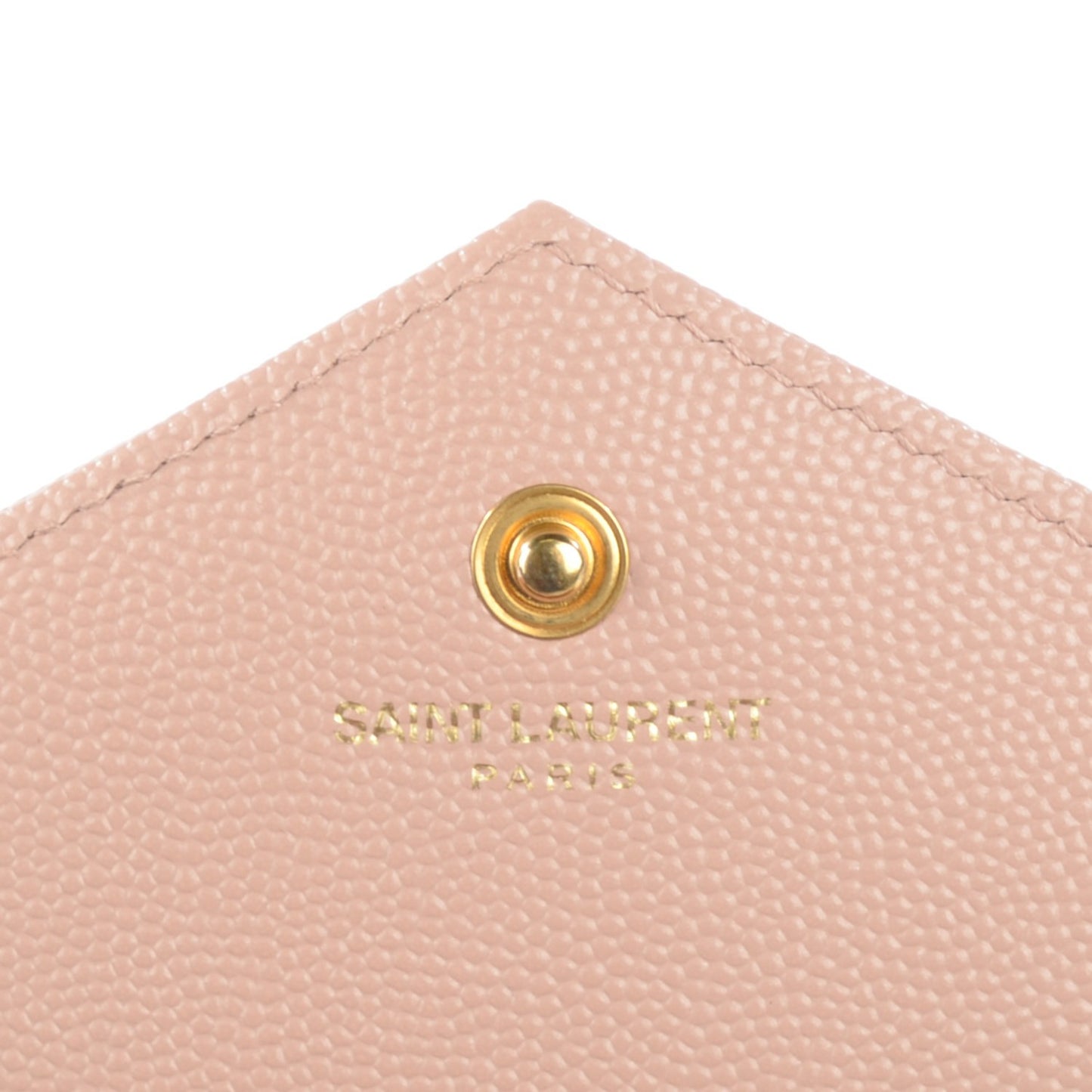 Grain De Poudre Matelasse Chevron Monogram Chain Wallet Pale Blush