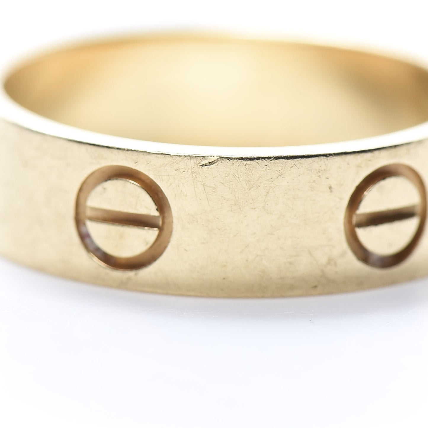 18K Yellow Gold 5.5mm LOVE Ring 54 6.75