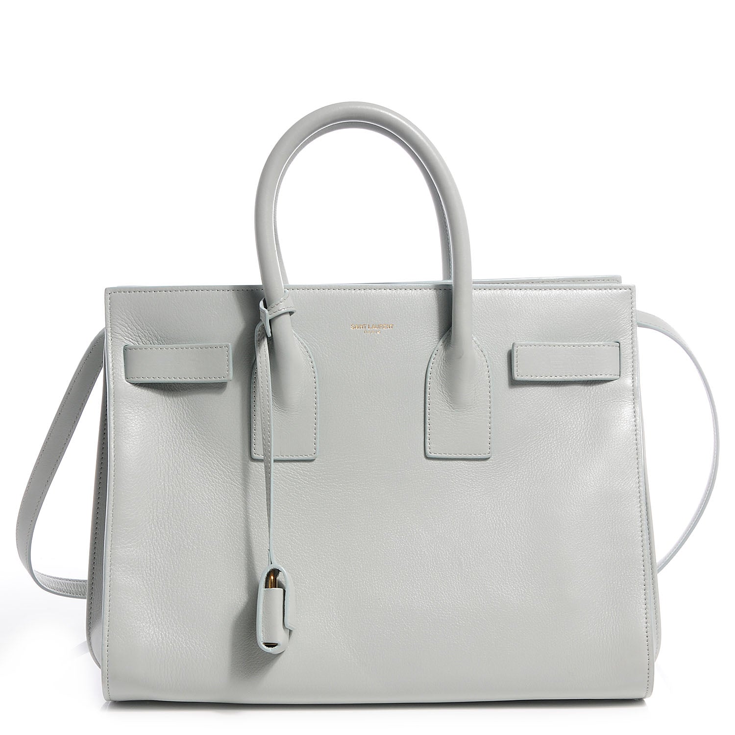 Saint Laurent Grained Calfskin Small Sac De Jour Powder Blue 1 of 8