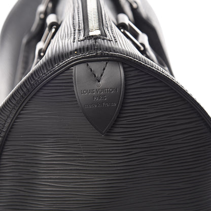 Louis Vuitton Epi Speedy 25 Black 6 of 11