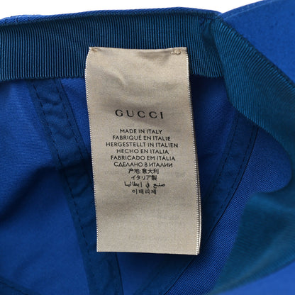 Gucci Cotton 100 Baseball Hap L Royal Blue 6 of 8