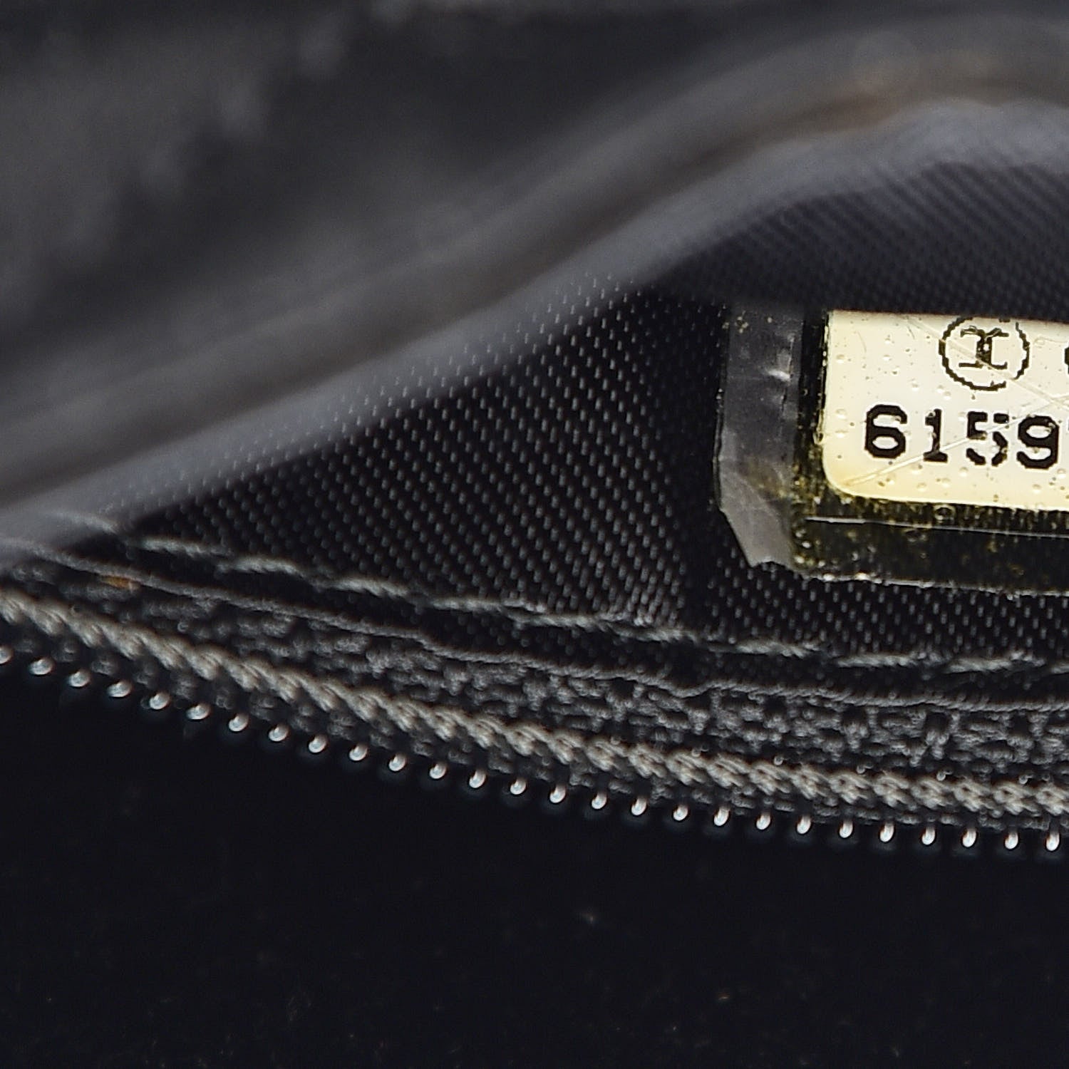 Chanel Satin Quilted Evening Bag Black 7 of 11
