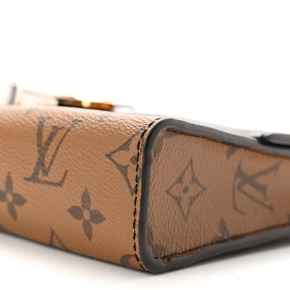 Louis Vuitton Calfskin Reverse Monogram Column Clutch 9 of 9
