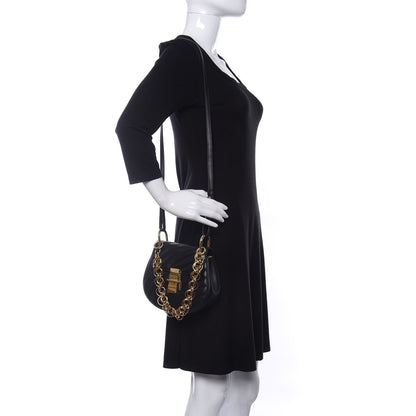 Chloe Calfskin Quilted Mini Drew Bijou Shoulder Bag Black 2 of 10