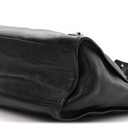 Balenciaga Chevre Silver Metallic Edge Hardware City Black 10 of 11