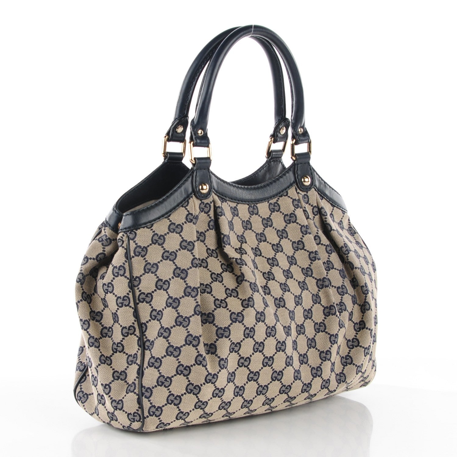 Gucci Monogram Medium Sukey Tote Navy 3 of 7