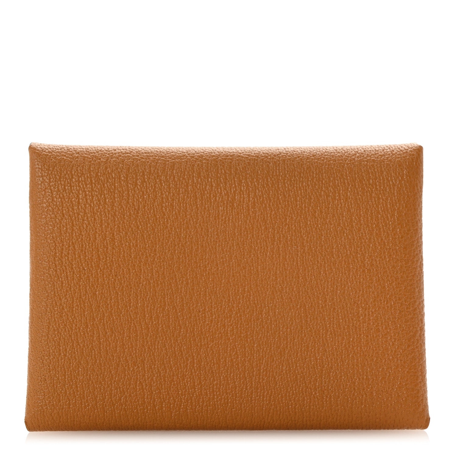 Hermes Chevre Mysore Calvi Duo Card Case Caramel 1 of 8