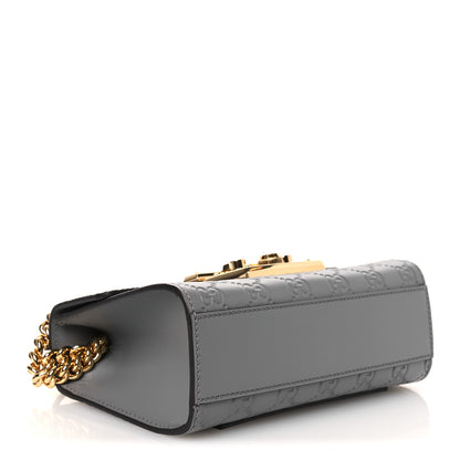Gucci Guccissima Small Padlock Shoulder Bag Grey 3 of 9