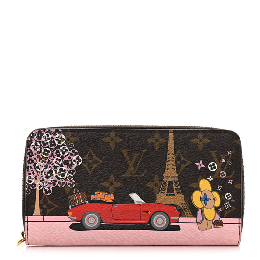 Monogram 2019 Christmas Animation Zippy Wallet