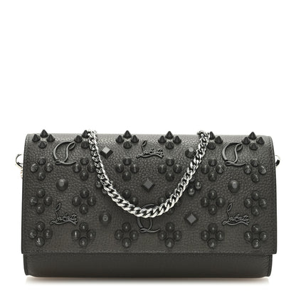 Christian Louboutin Calfskin Spikes Loubinthesky Paloma Clutch Rocket 1 of 9