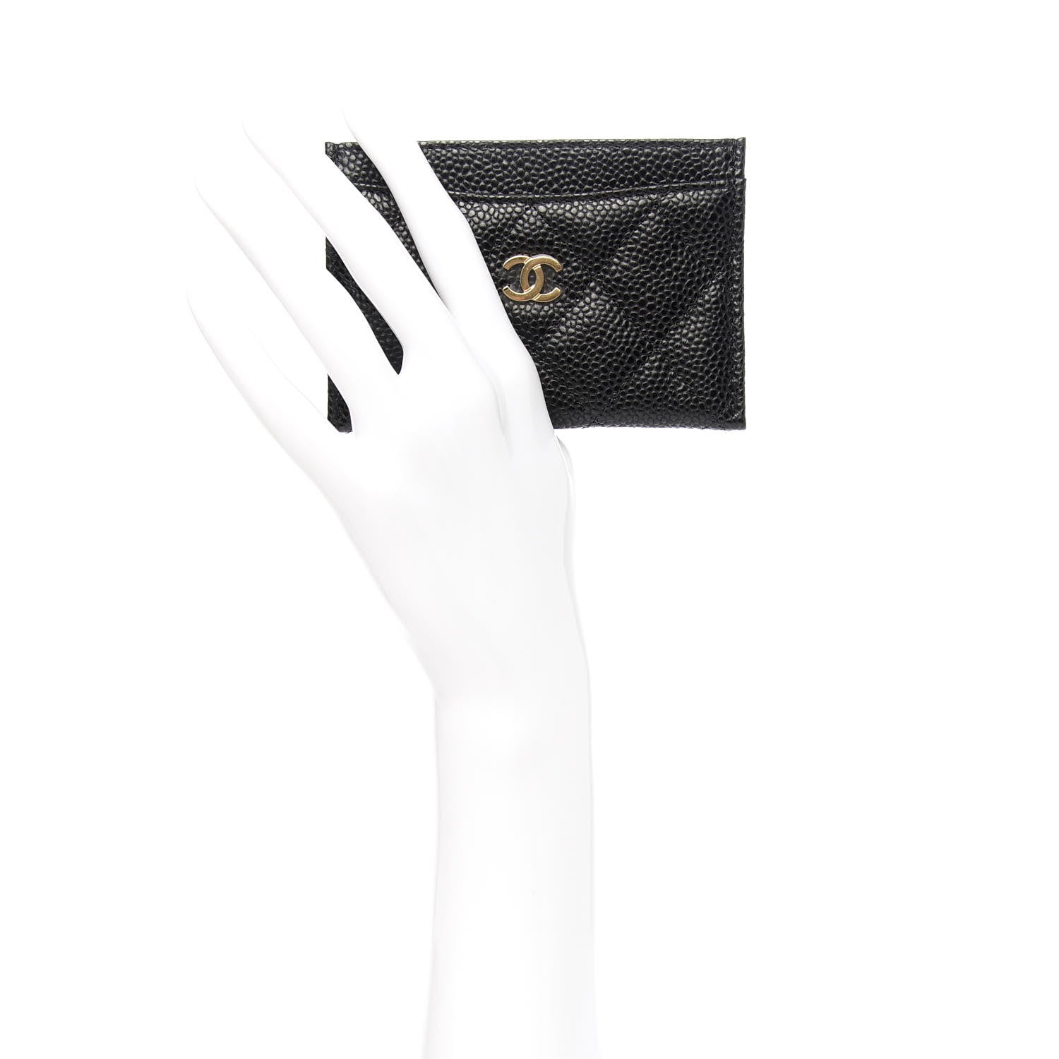 Chanel Caviar Quilted Card Holder Black 2 of 9