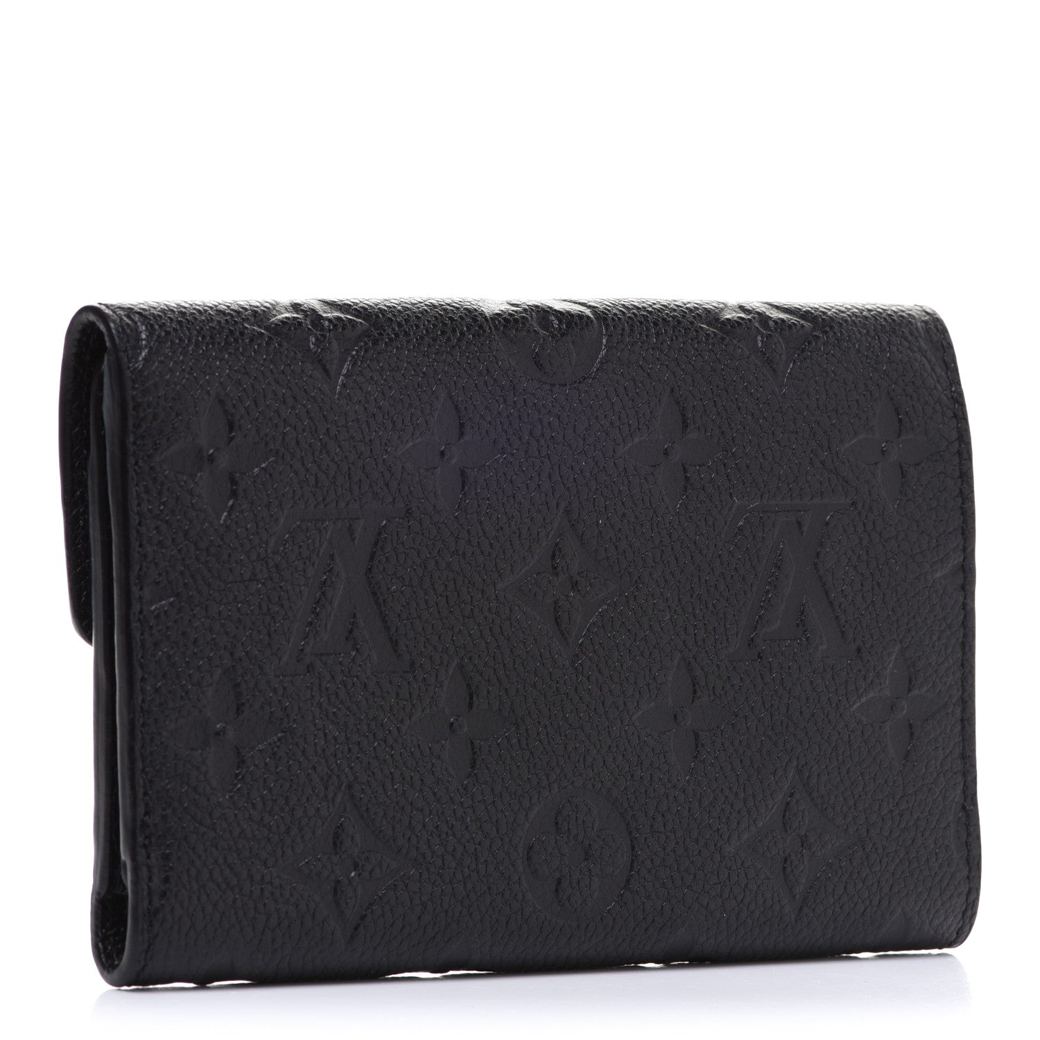 Louis Vuitton Empreinte Compact Curieuse Wallet Black 3 of 9