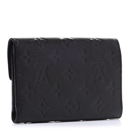 Louis Vuitton Empreinte Compact Curieuse Wallet Black 3 of 9
