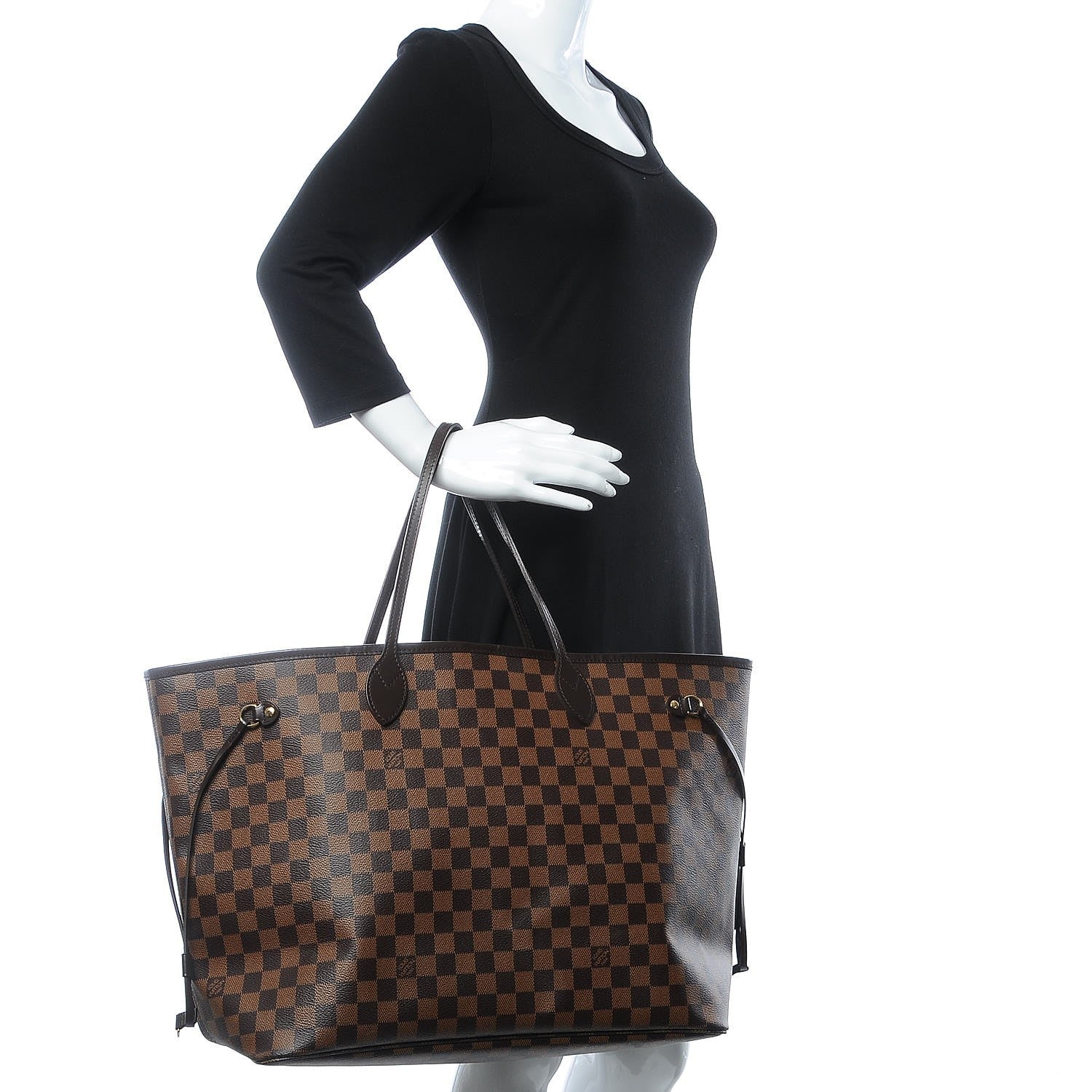 Louis Vuitton Damier Ebene Neo Neverfull GM 2 of 16