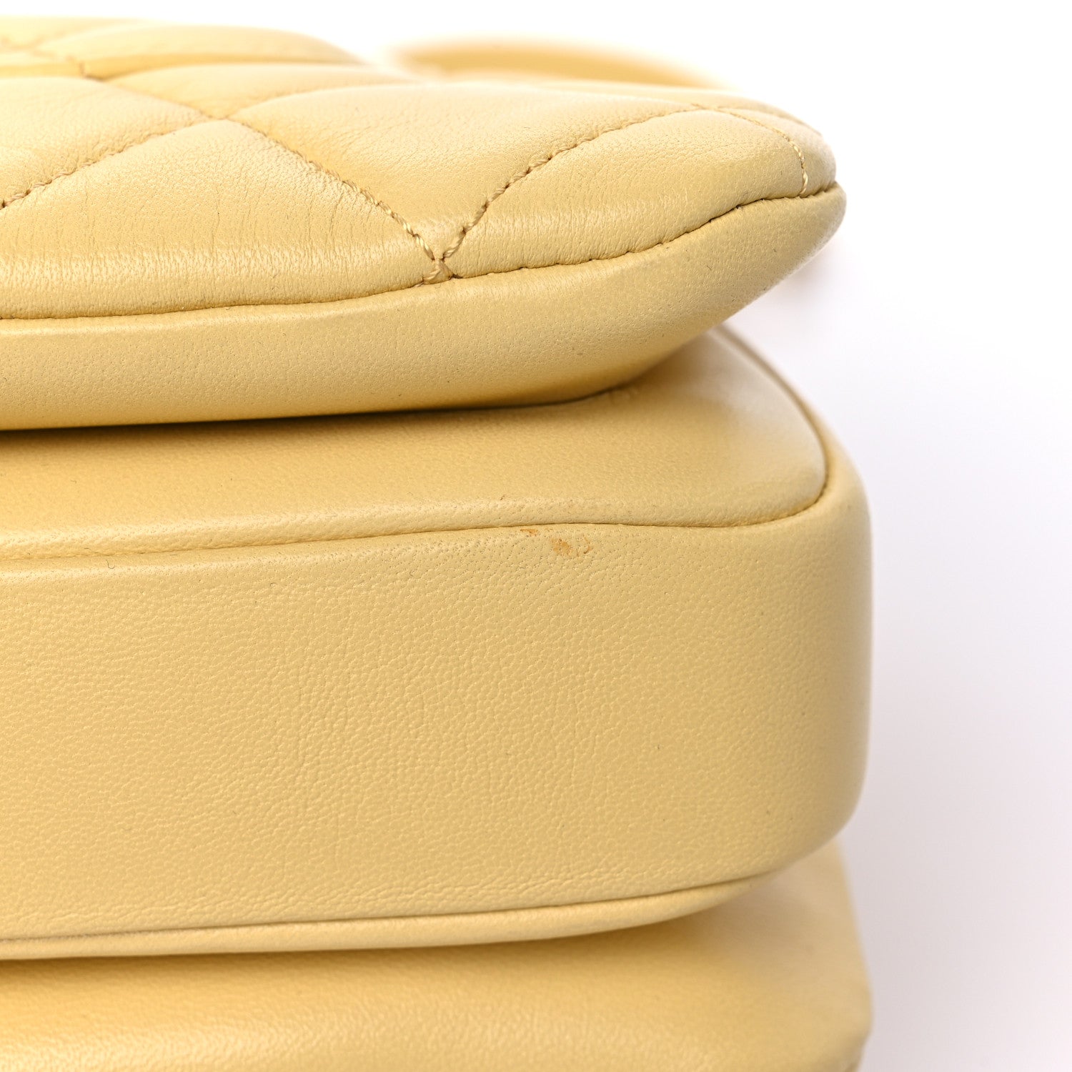 Chanel Lambskin Quilted Small Trendy CC Flap Dual Handle Bag Yellow 12 of 12