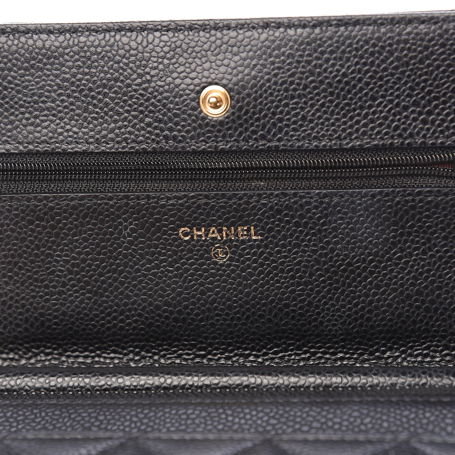 Chanel Caviar Quilted Wallet On Chain WOC Black 6 of 12