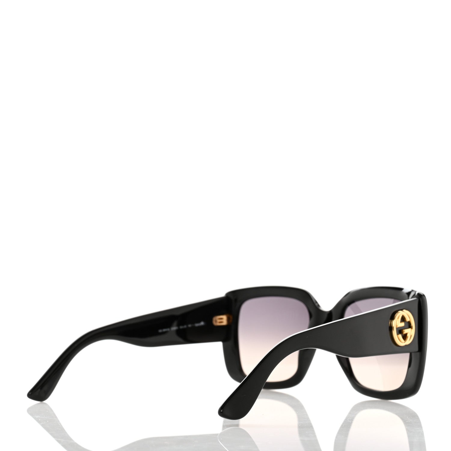 Gucci Acetate Square Frame Sunglasses GG3814S Black 4 of 8