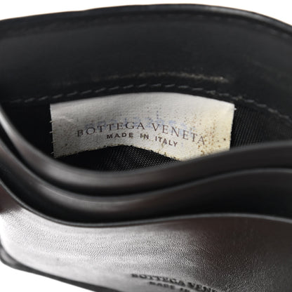 Bottega Veneta Nappa Intrecciato Bi-Fold Money Clip Wallet Black 7 of 9