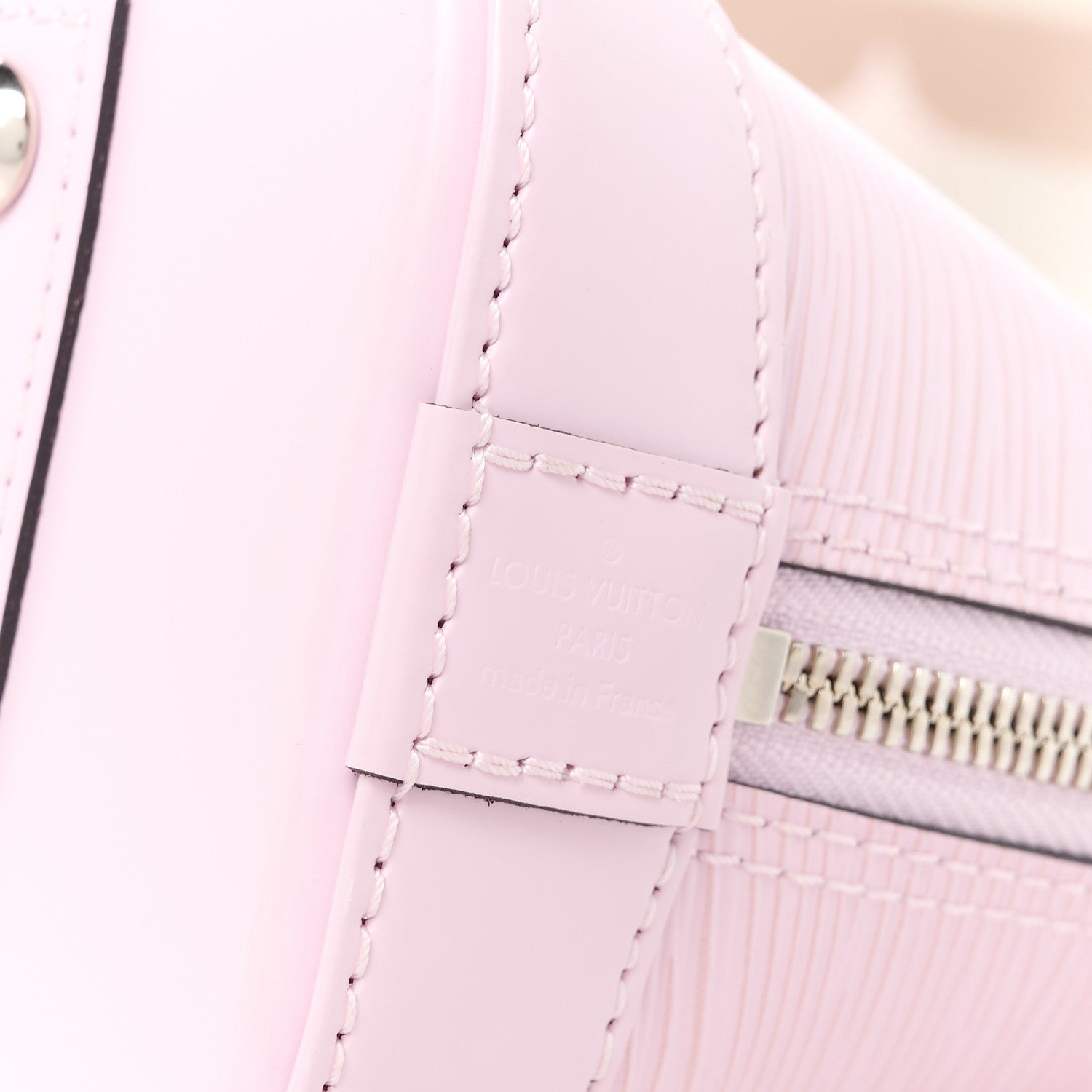 Louis Vuitton Epi Jacquard Alma BB Guimauve 8 of 11