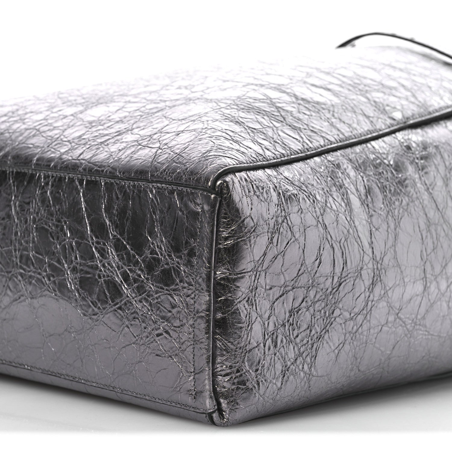 Givenchy Metallic Calfskin Medium Voyou Bag Silver 10 of 13