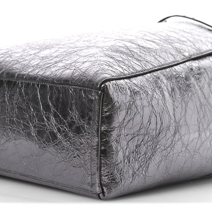 Givenchy Metallic Calfskin Medium Voyou Bag Silver 10 of 13