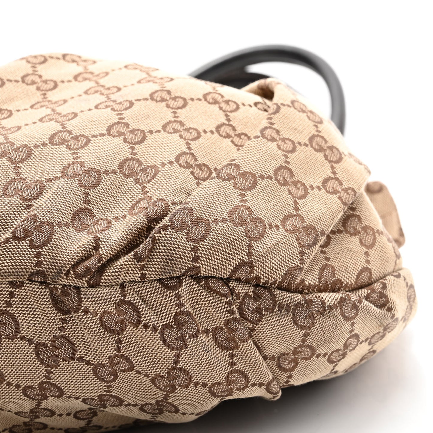Monogram Studded Medium Pelham Shoulder Bag Dark Brown