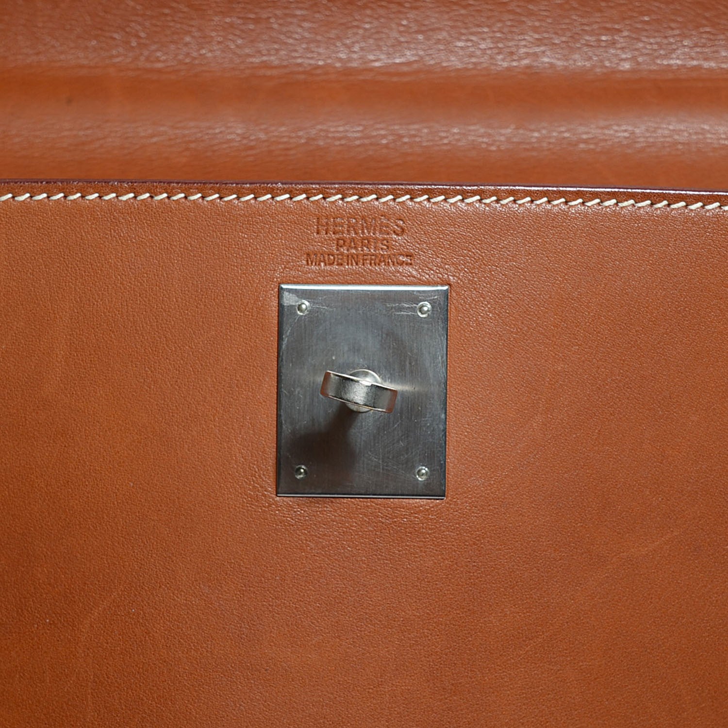 Hermes Natural Barenia Kelly Retourne 32 Fauve 8 of 22