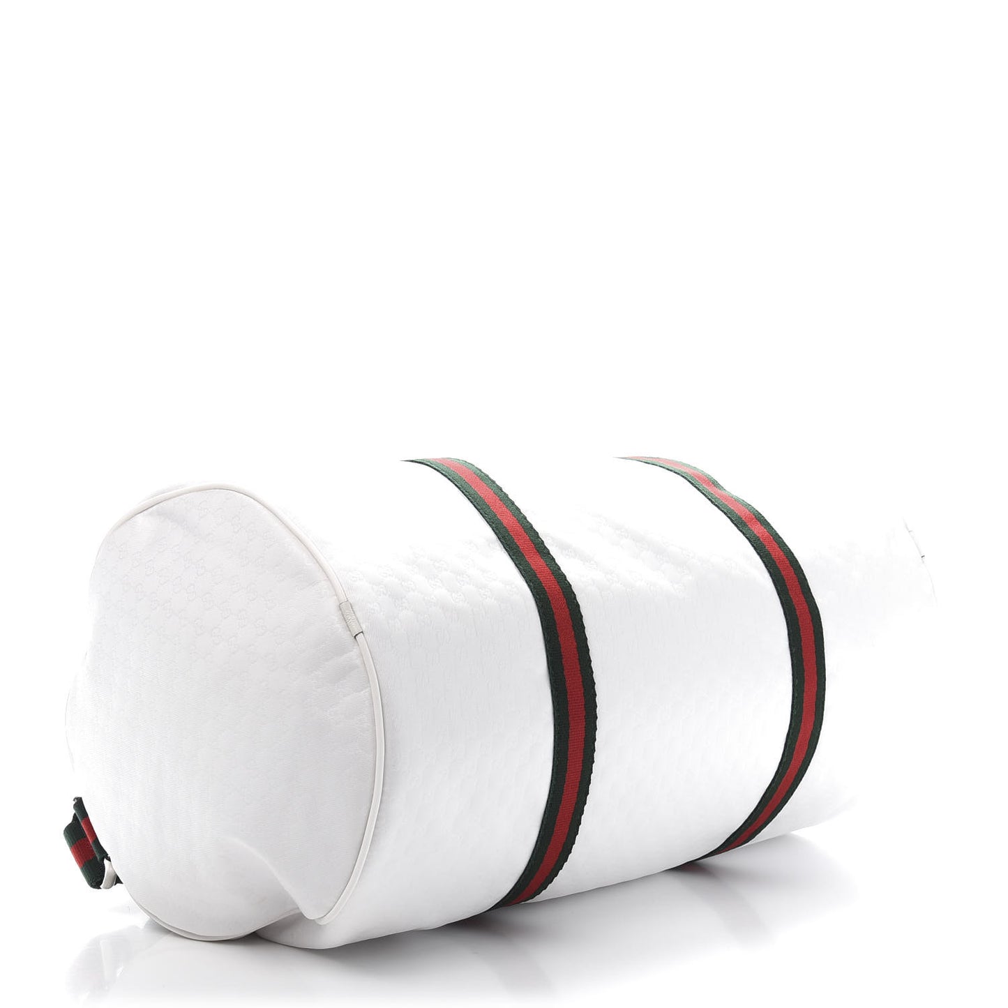 Nylon Microguccissima Gym Bag White