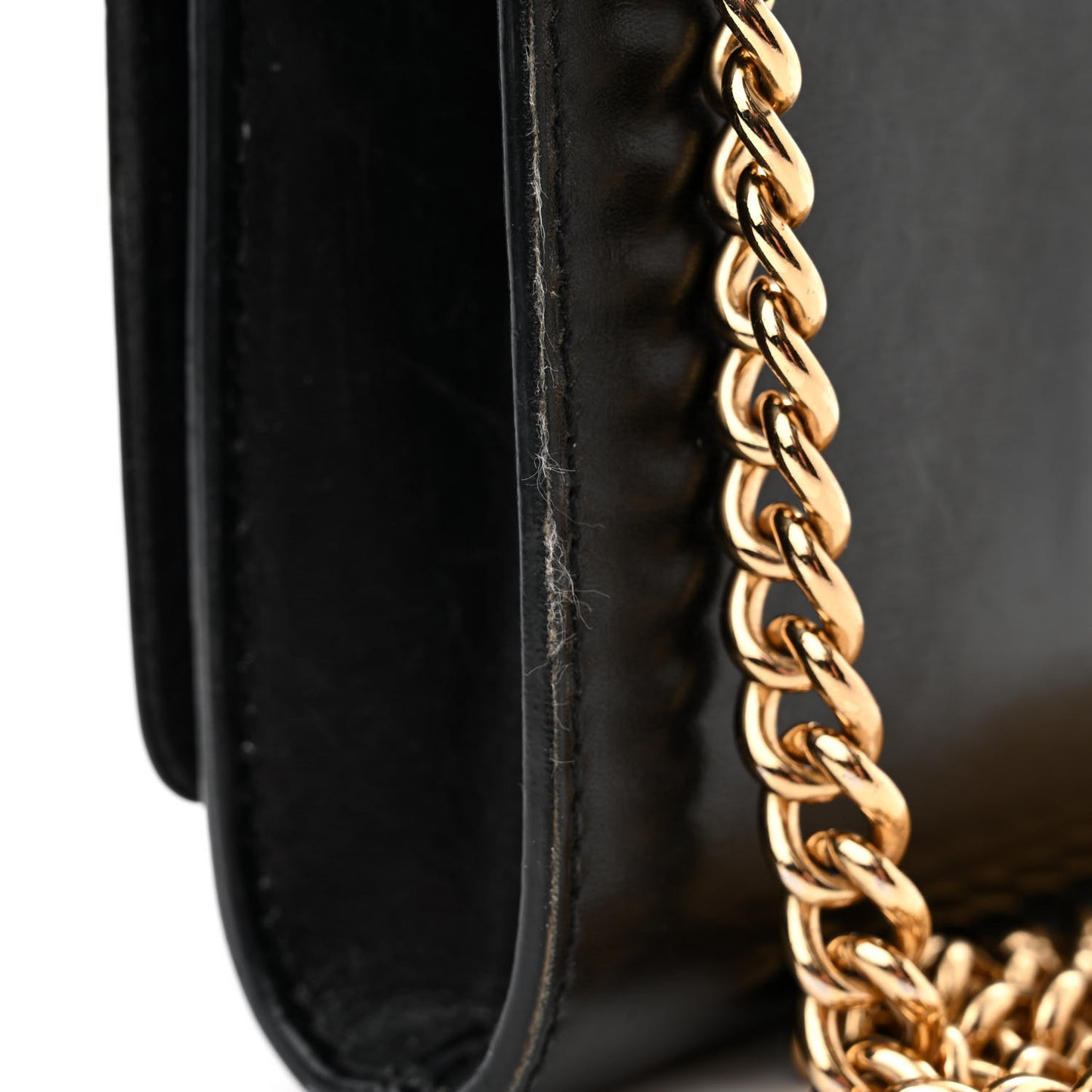 Calfskin Chain Louise MM Black
