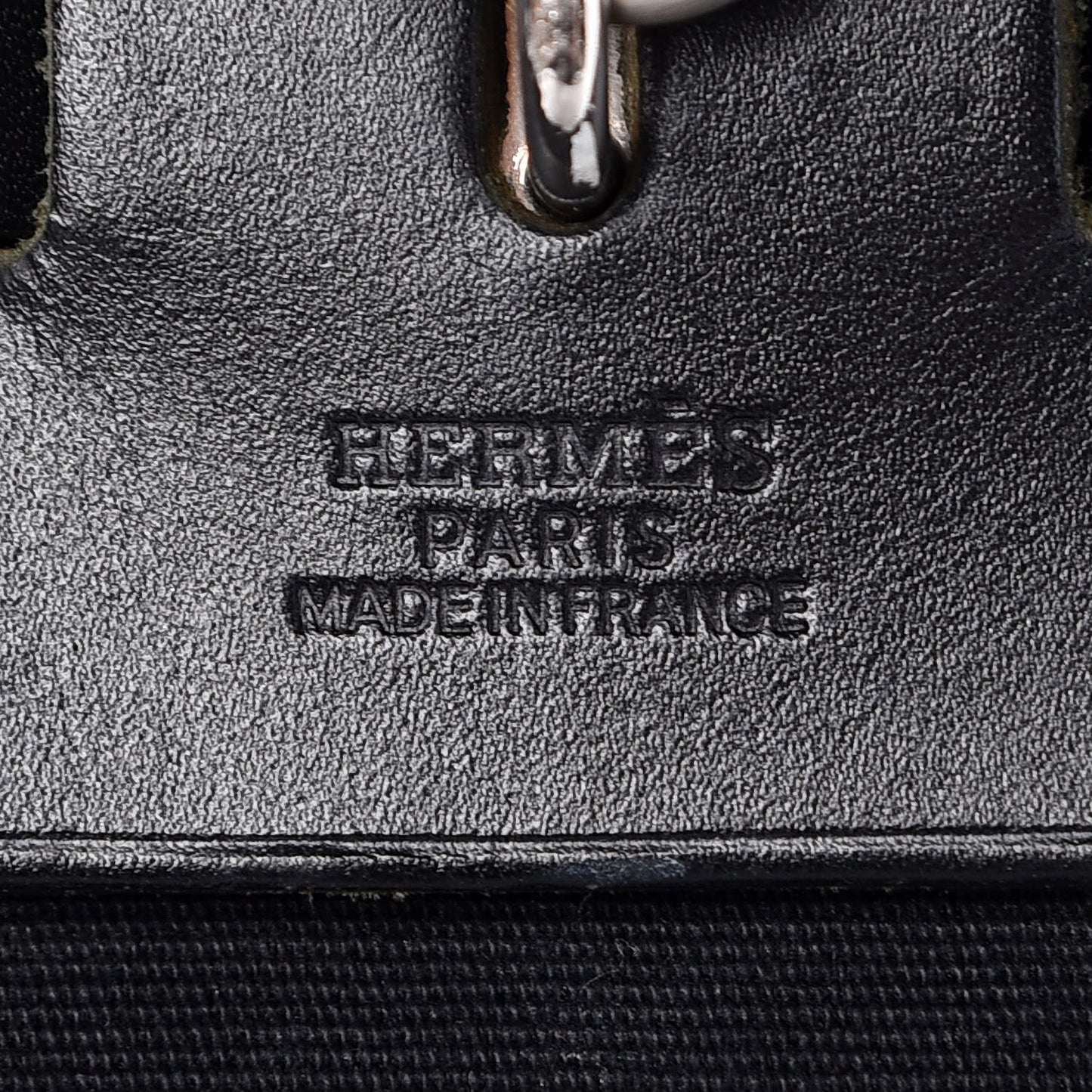 Toile Vache Calfskin Herbag 30 PM Backpack Black