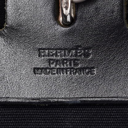 Hermes Toile Vache Calfskin Herbag 30 PM Backpack Black 8 of 14