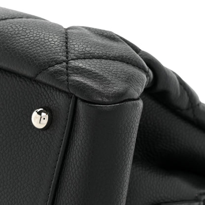 Chanel Caviar Quilted Timeless CC Shopping Tote Black 16 of 18