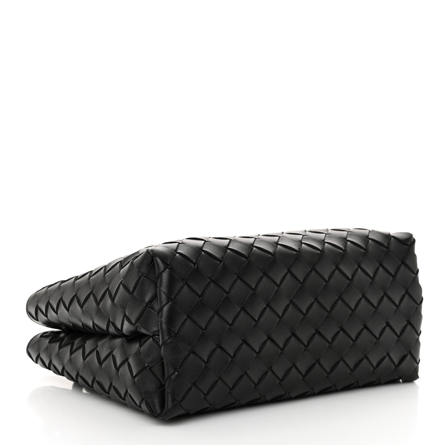 Nappa Intrecciato Small Andiamo Shoulder Bag Black