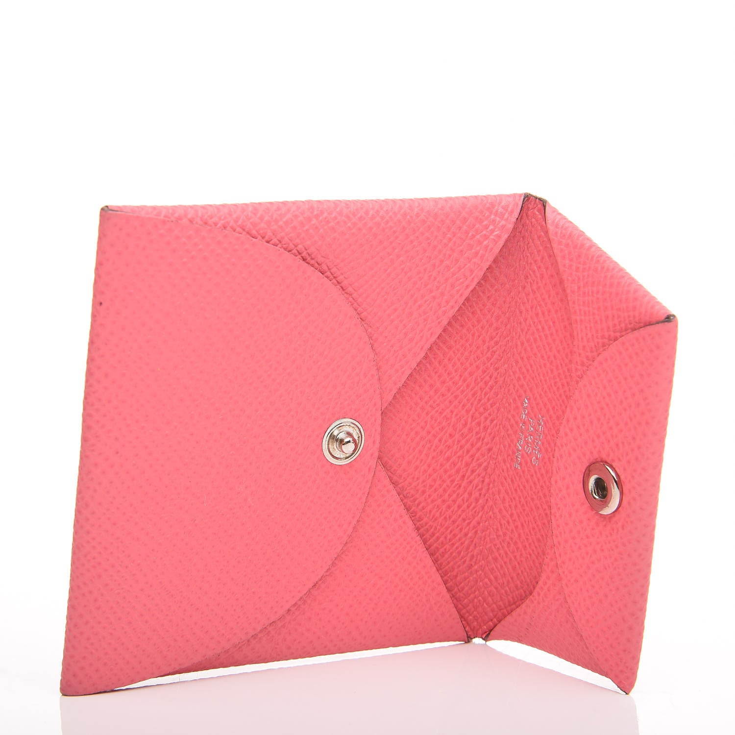 Hermes Epsom Bastia Coin Purse Rose Azalee 5 of 8