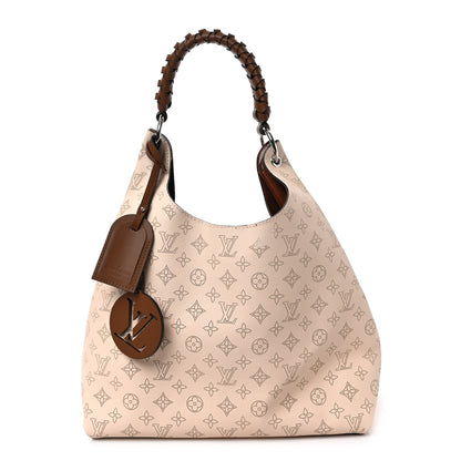 Louis Vuitton Mahina Carmel Hobo Creme 1 of 8