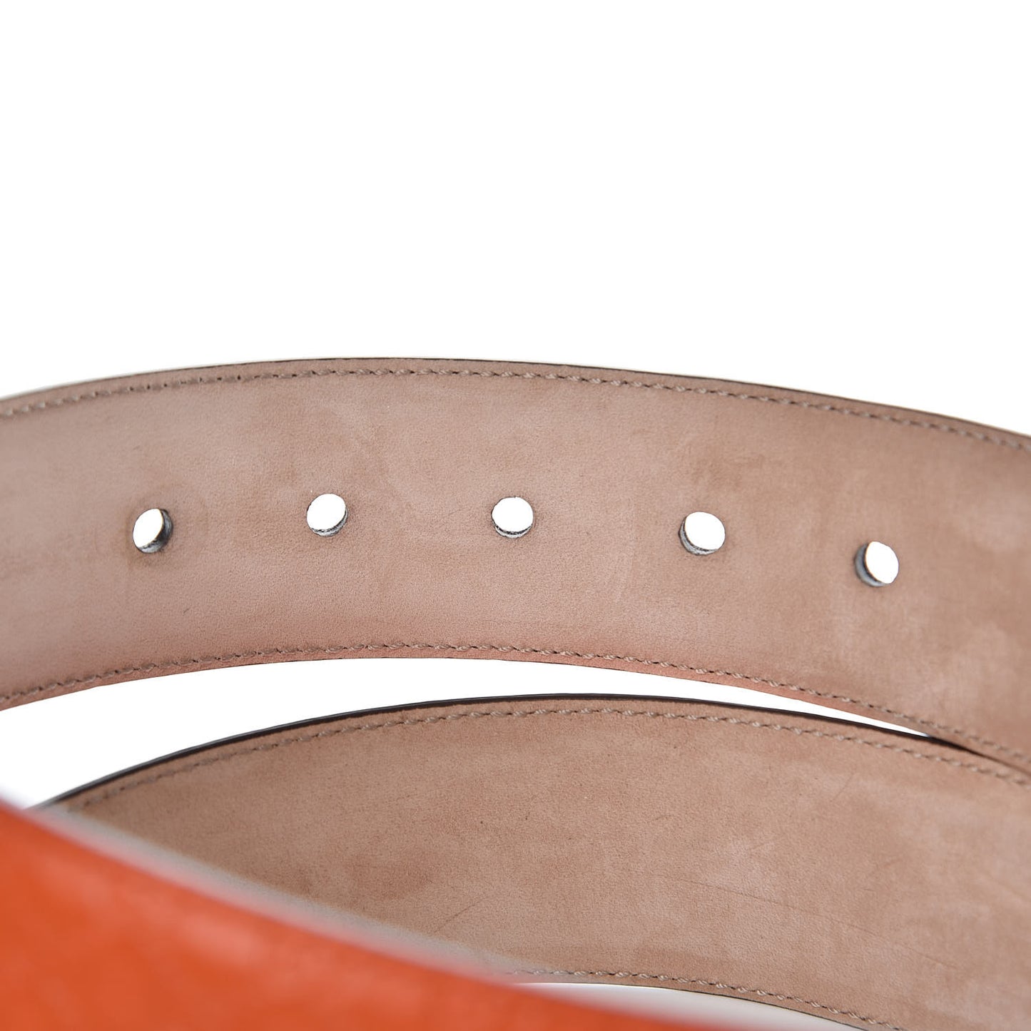 Soft Microguccissima 40mm Belt 75 30 Sun Orange