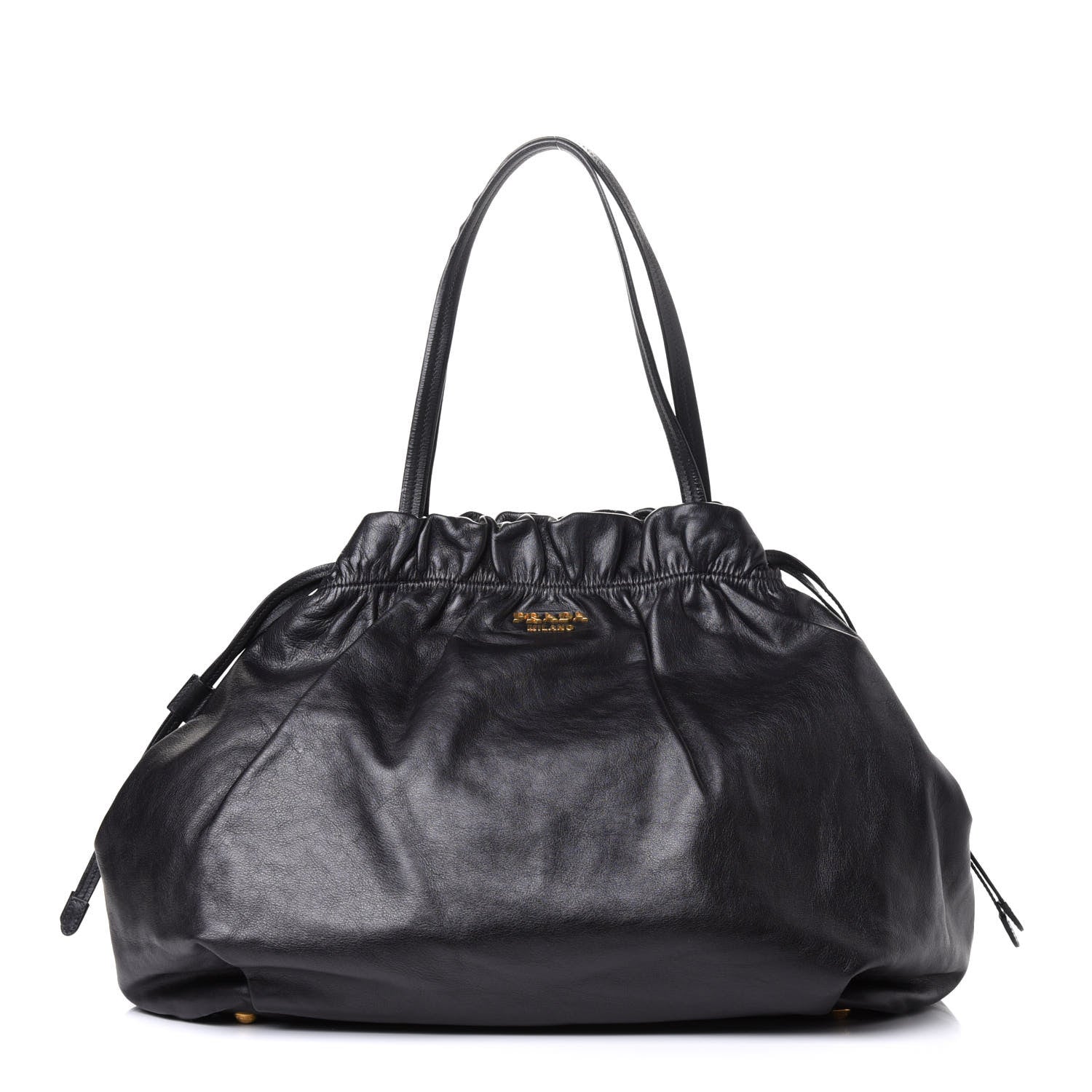 Prada Nappa Drawstring Tote Black 1 of 4
