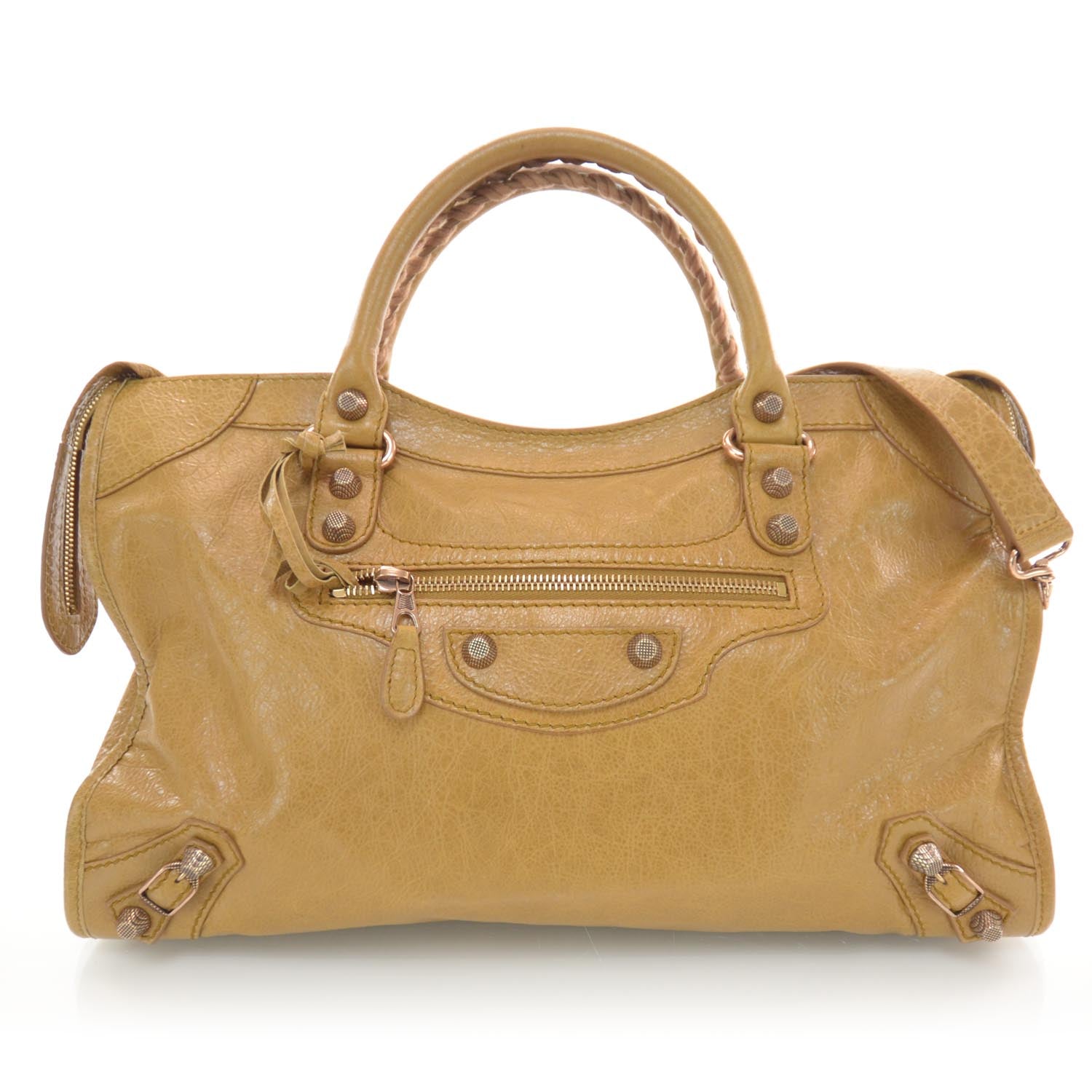 Balenciaga Agneau Giant 12 Rose Gold Hardware City Cumin 1 of 10