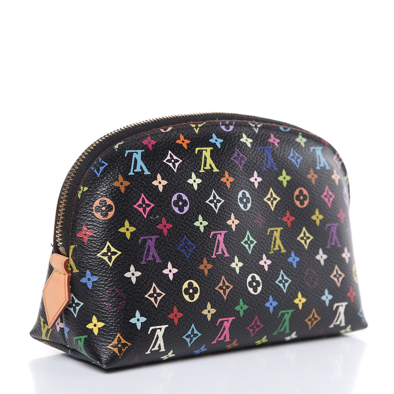 Louis Vuitton Monogram Multicolor Cosmetic Pouch Black Grenade 6 of 12