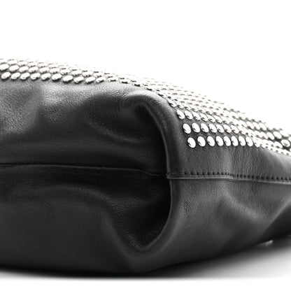 Burberry Calfskin Studded Dalston Shoulder Bag Black 11 of 12