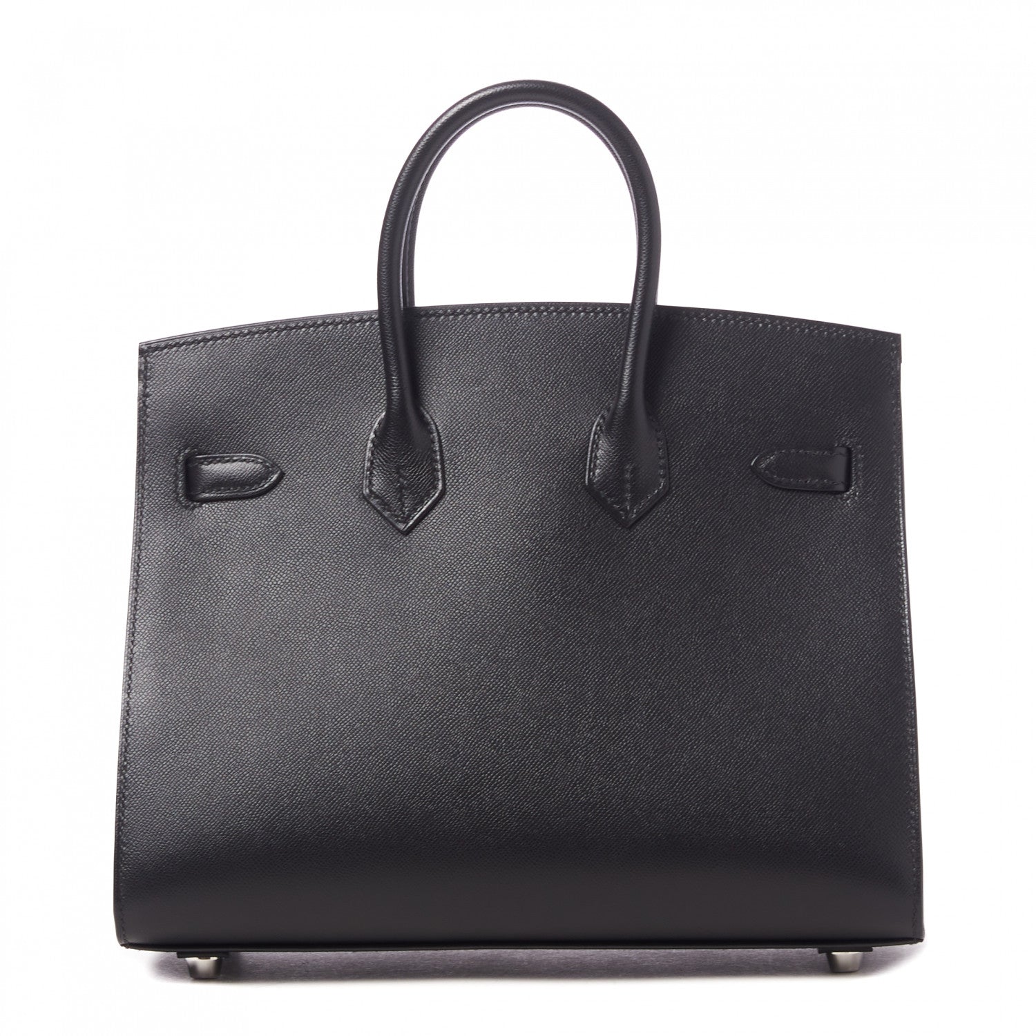 Hermes Madame Calfskin Birkin Sellier 25 Black 3 of 29