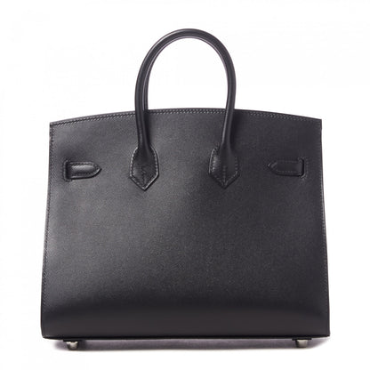 Hermes Madame Calfskin Birkin Sellier 25 Black 3 of 29
