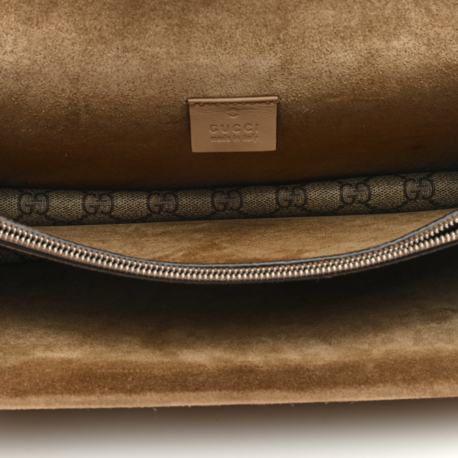 Gucci GG Supreme Monogram Small Dionysus Shoulder Bag Taupe 5 of 9